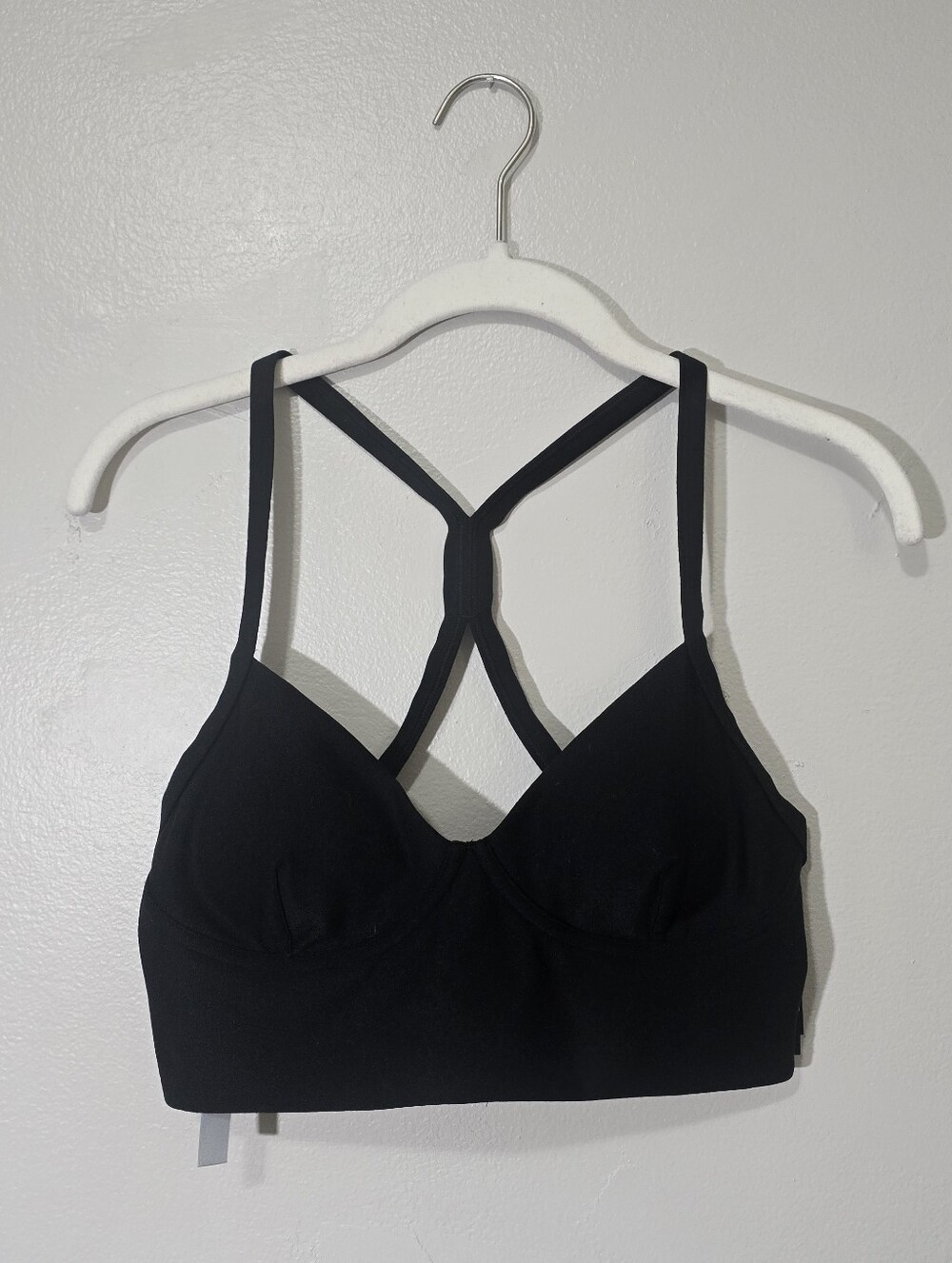 VSX Black Cross-Back Sports Bralette - New W/ Tags - Picture 1 of 8